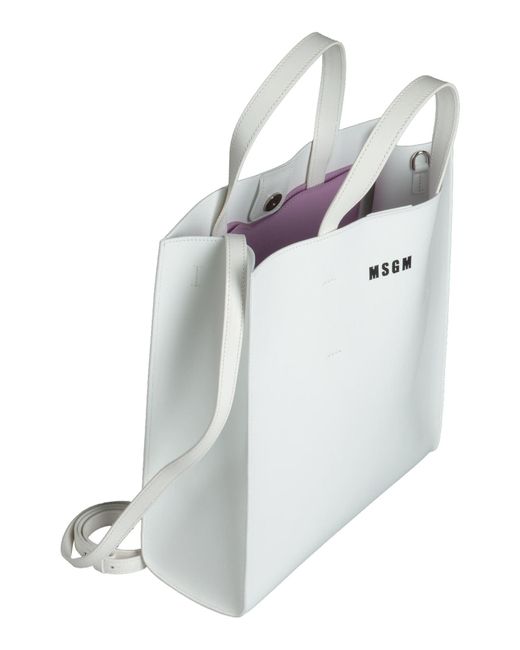 MSGM White Handbag