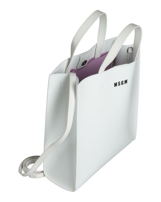 MSGM White Handbag