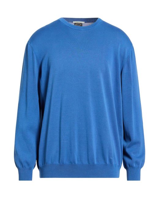 Paul & Shark Blue Sweater Cotton for men
