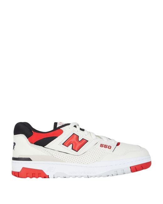 New Balance White Trainers for men