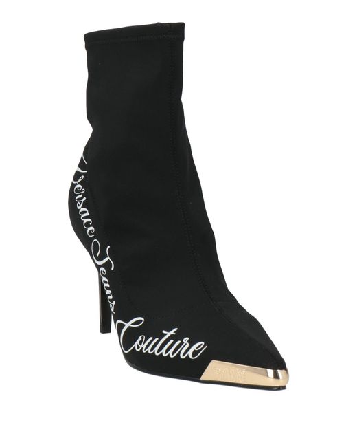 Versace Jeans Couture Black Ankle Boots