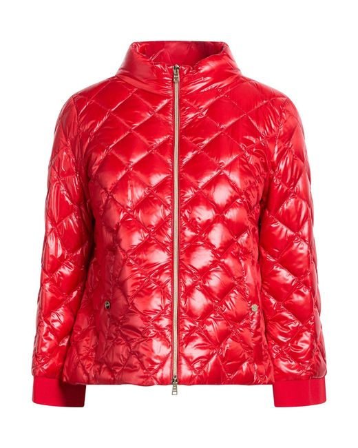 Herno Red Puffer Polyamide