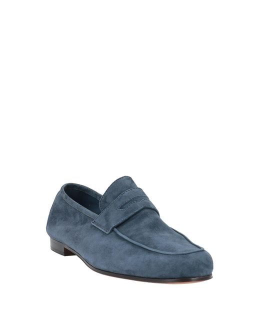 Andrea Ventura Firenze Blue Loafers for men