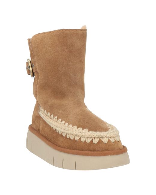 Mou Brown Ankle Boots