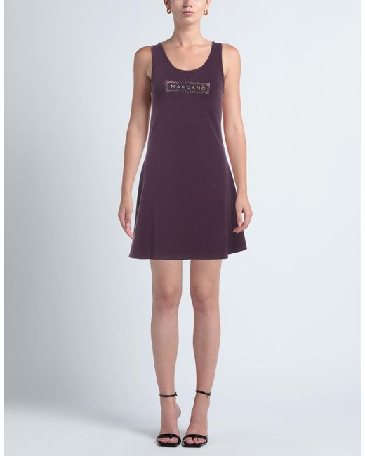 Mangano Purple Mini Dress