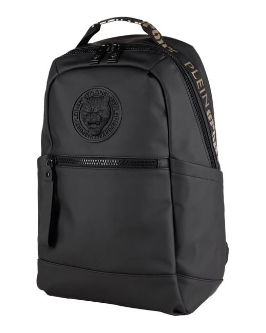 Philipp Plein Black Rucksack for men