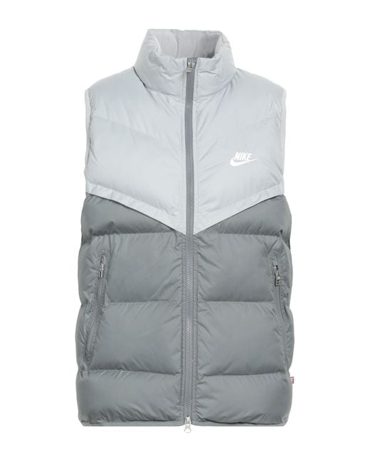 grey nike gilet