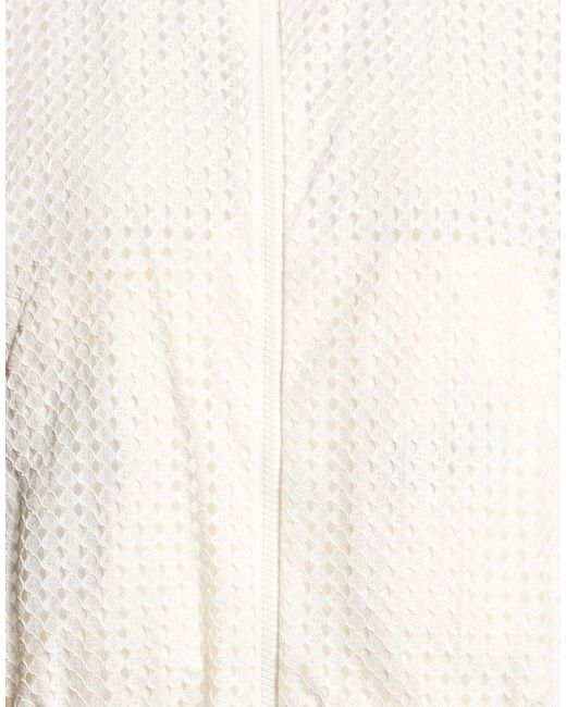 Herno White Jacket Polyamide, Cotton, Viscose