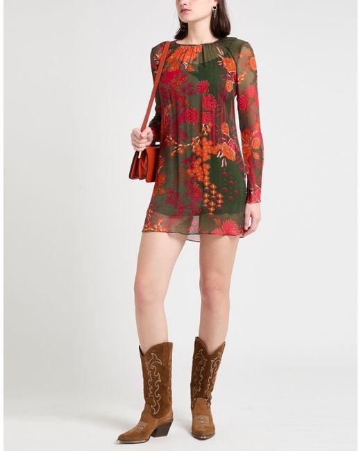 MAX&Co. Red Mini Dresses