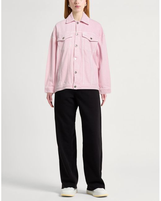 hinnominate Pink Denim Outerwear Cotton