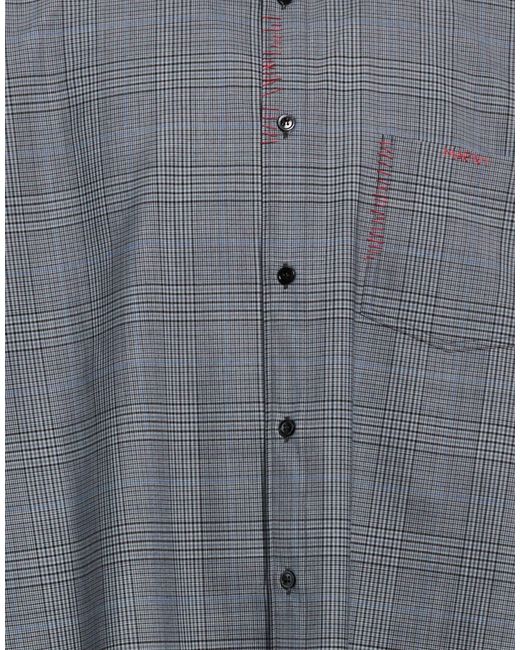 Marni Gray Light Shirt Polyester, Virgin Wool, Elastane for men