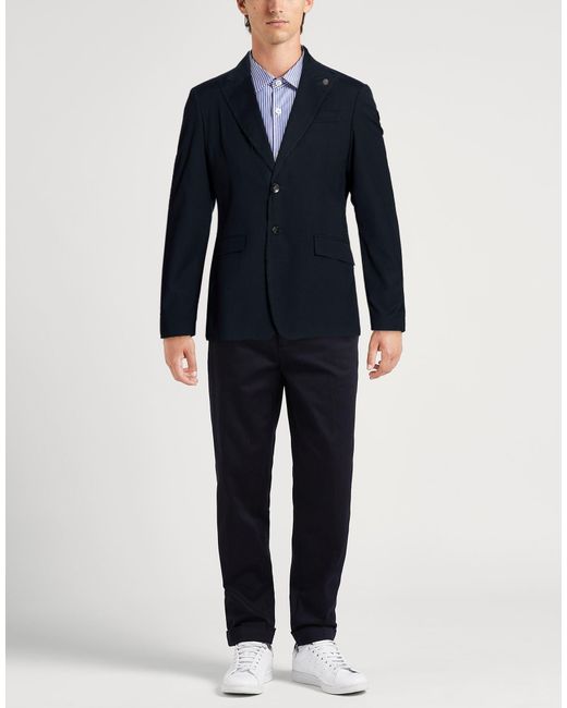 Officina 36 Blue Blazer for men