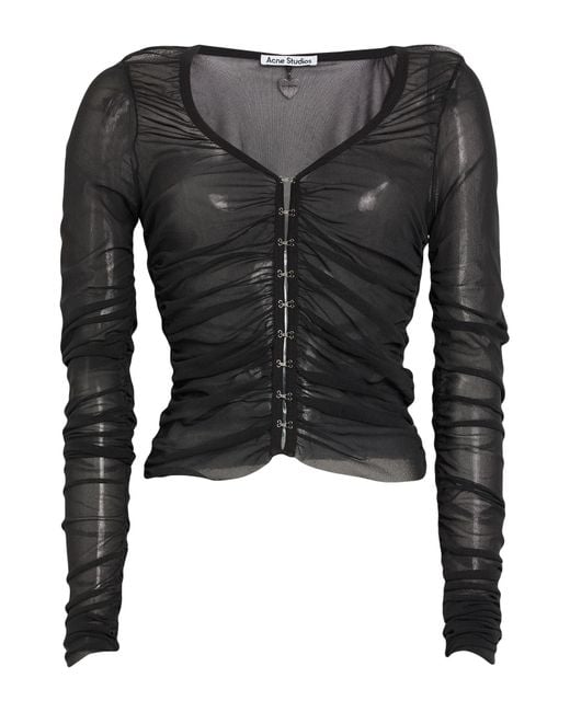 Acne Black Top Nylon