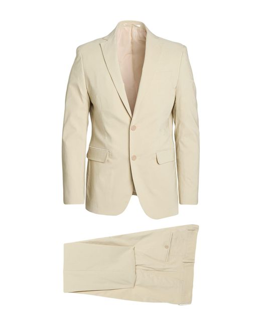 MARCIANO BY GUESS Natural Suit Polyester, Wool, Viscose for men