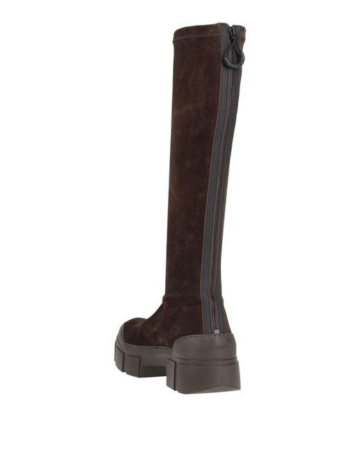 Vic Matié Brown Dark Boot Leather