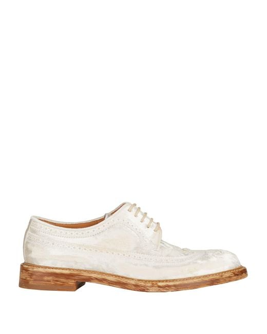 Maison Margiela White Lace-up Shoes for men