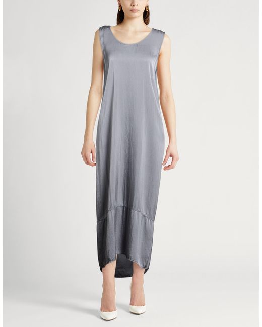 Crossley Gray Maxi Dress Silk, Elastane