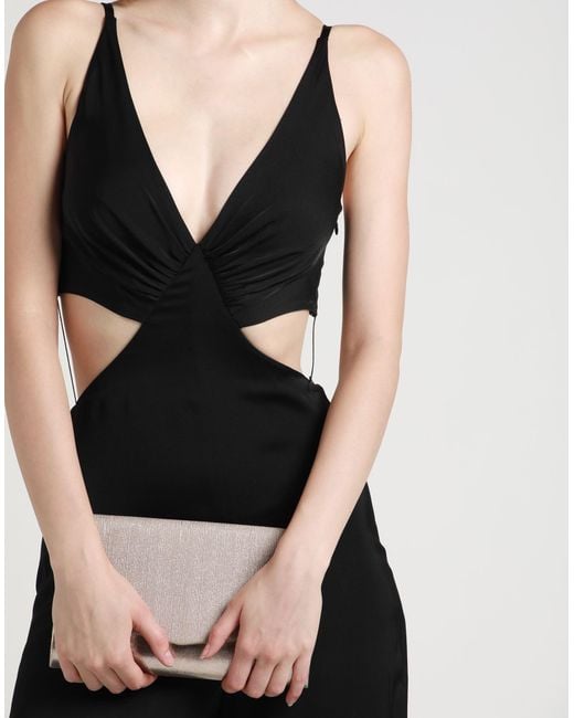 Maje Black Jumpsuit Viscose, Polyamide
