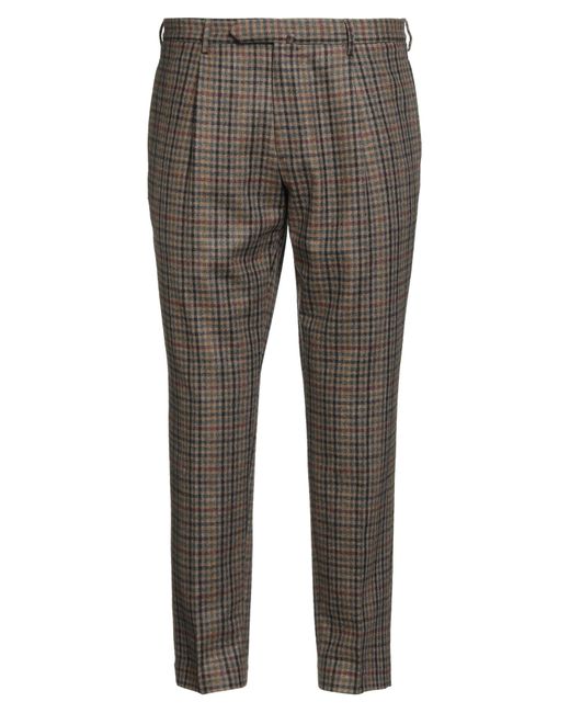Santaniello Gray Pants Wool for men