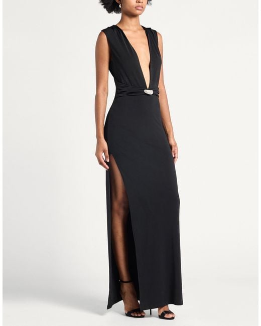 Twenty Four Haitch Black Maxi Dress
