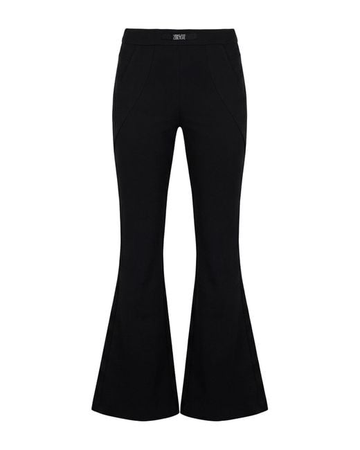Versace Jeans Couture Black Pants Viscose, Polyamide, Elastane