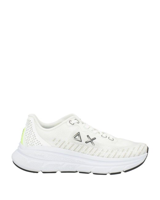 Sun 68 White Trainers for men