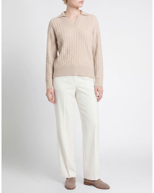 Pullover Purotatto de color Natural