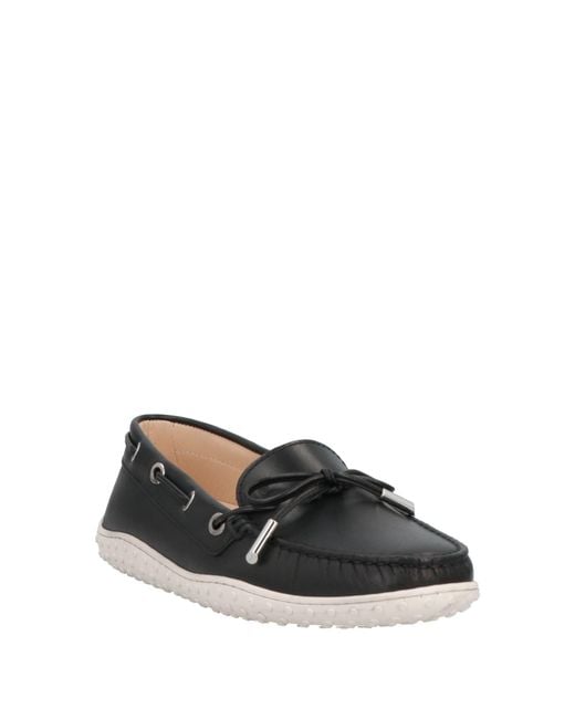 Tod's Black Loafers