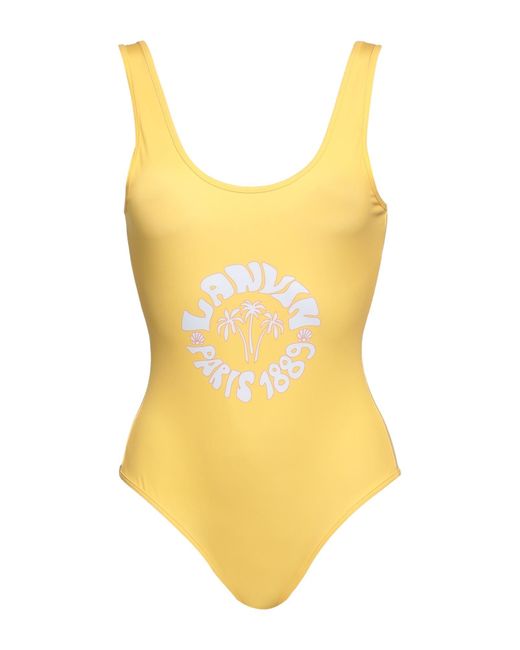 Lanvin Yellow One-piece Swimsuit