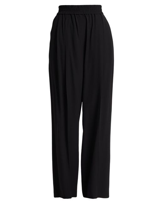 Brunello Cucinelli Black Pants Viscose, Virgin Wool
