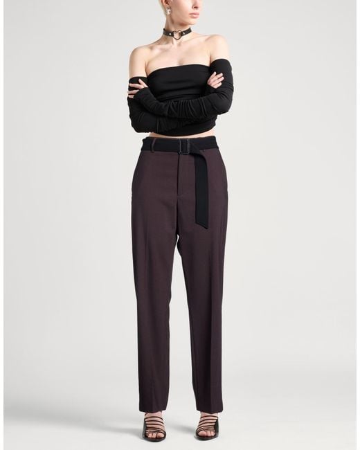 MM6 by Maison Margiela Blue Pants Virgin Wool, Elastane