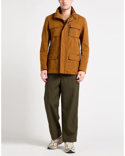 Moorer Brown Acqua Jacket Cotton, Polyester, Polyamide for men