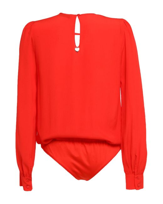 Twinset Red Bodysuit