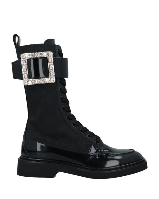 Roger Vivier Black Ankle Boots