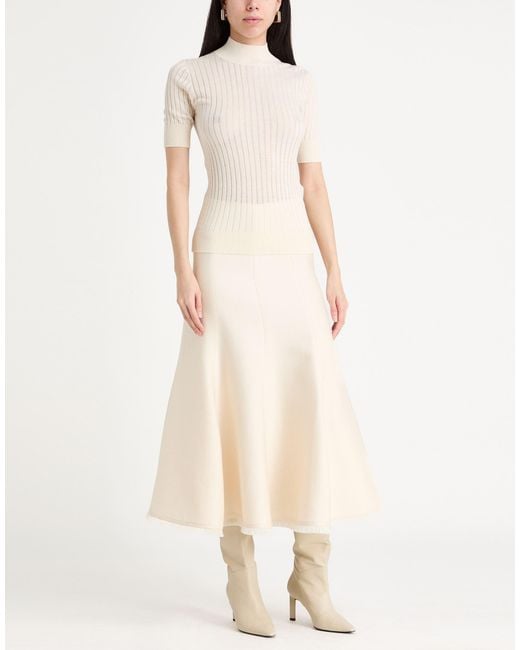 Max Mara White Turtleneck