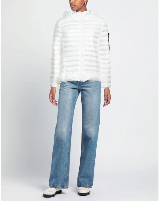 Peuterey White Puffer Polyester