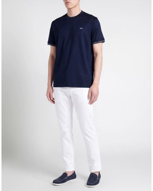 Paul & Shark Blue T-Shirt Cotton for men