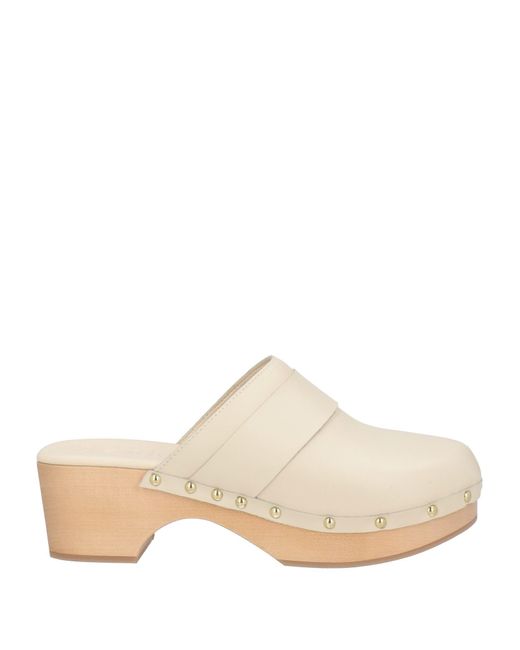 Aeyde White Mules & Clogs