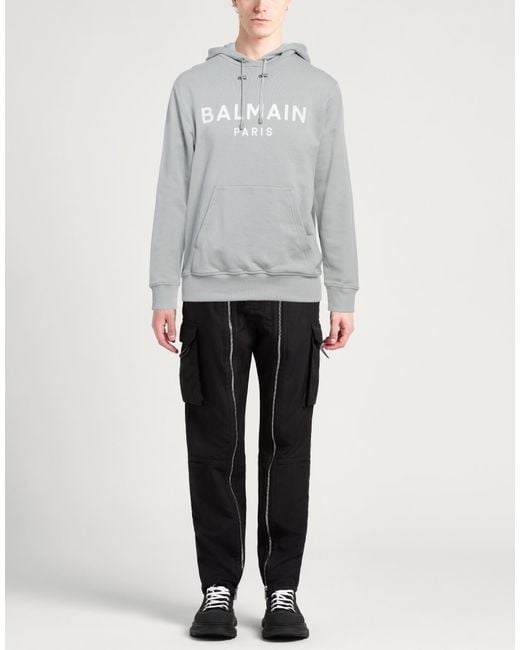 Balmain Gray Sweatshirt for men