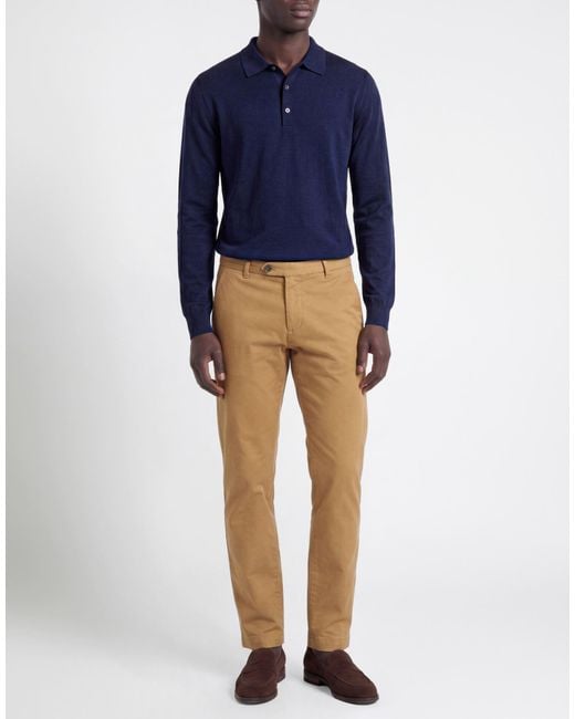 Roy Rogers Natural Khaki Pants Cotton, Elastane for men