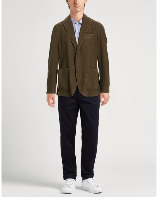 Circolo 1901 Green Military Blazer Virgin Wool, Polyamide for men