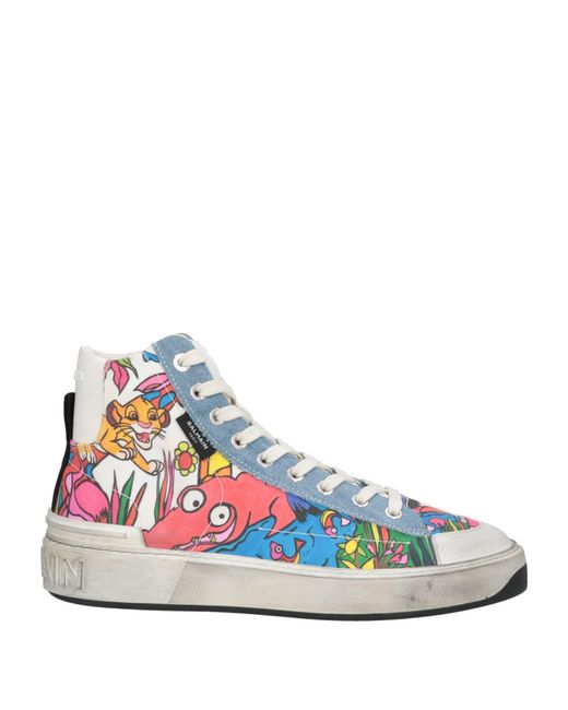 Balmain Blue Trainers