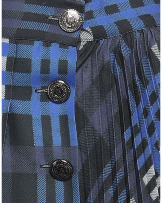 MSGM Blue Mini Skirt