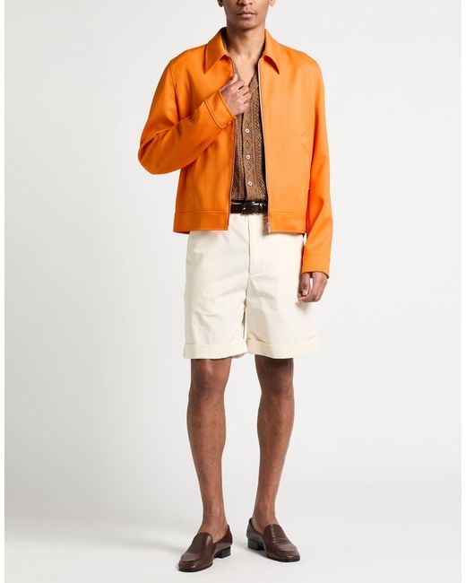 Lanvin Orange Jackets for men