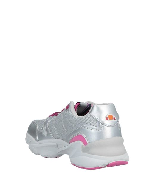 silver ellesse trainers