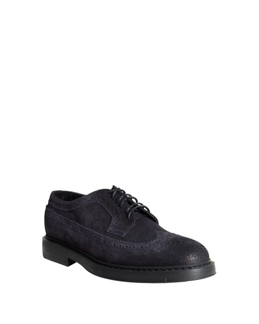 Doucal's Blue Lace-up Shoes for men