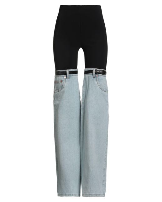 Coperni Gray Jeans Cotton, Polyamide, Elastane