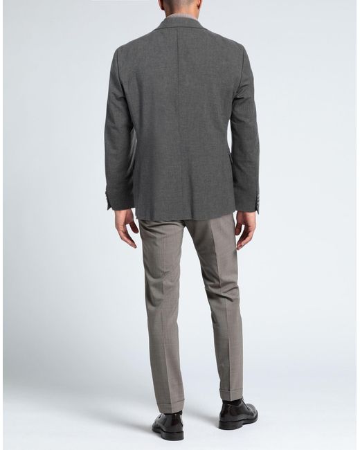 Strellson Black Blazer Wool, Viscose, Polyester, Elastane for men