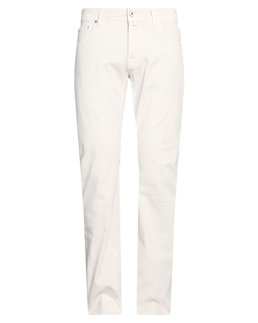 Jacob Cohen White Trouser for men