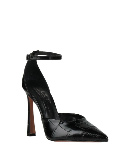 J.A.P. JOSE ANTONIO PEREIRA Black Pumps Leather